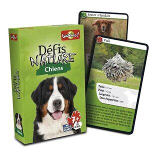 Bioviva Défis Nature - Chiens -French Card Game New Sealed Ages 7+